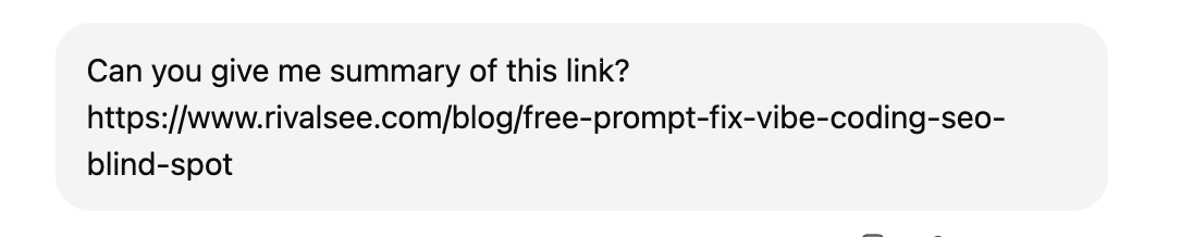 AI scrape test prompt